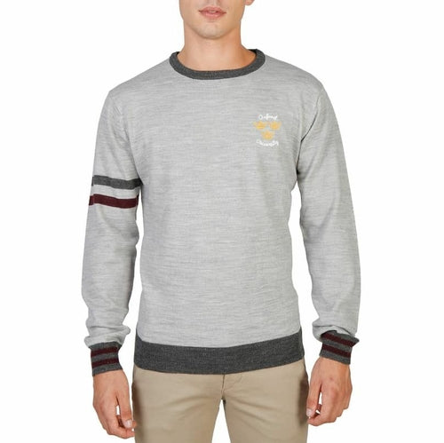 Grey Oxford University OXFORD_TRICOT-CREWNECK-GREY